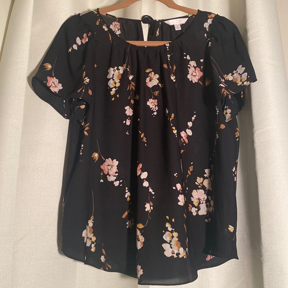 Lauren Conrad Floral Blouse